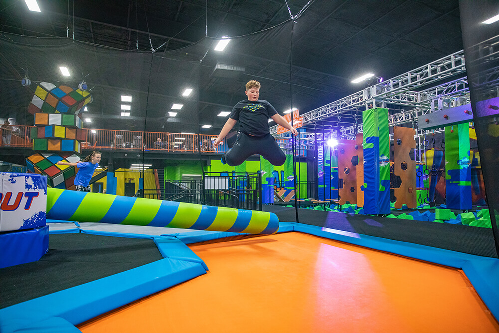 Off the wall trampoline cheap park